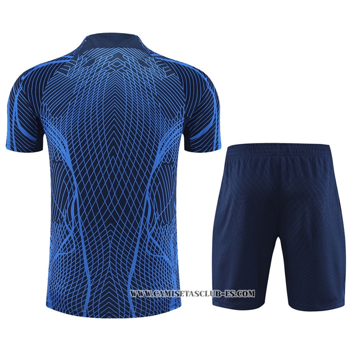 Chandal del Paises Bajos 22-23 Manga Corta Azul - Pantalon Corto